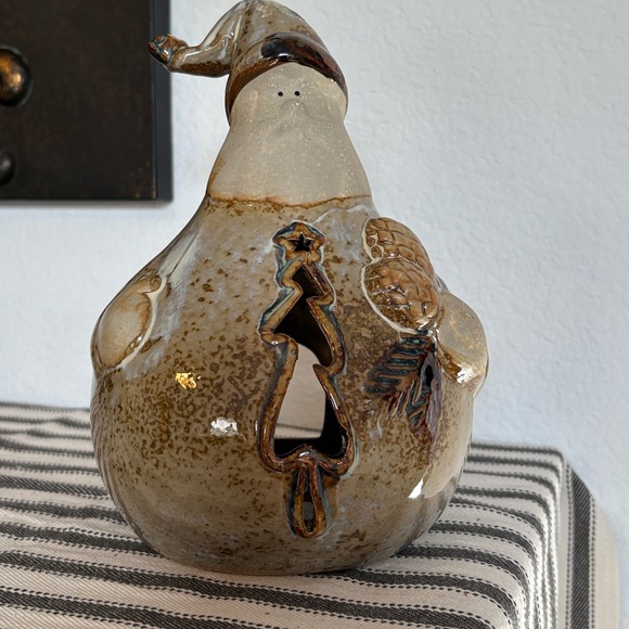 🆕Norwegian Pottery Ceramic Santa Candleholder - Picture 2 of 14